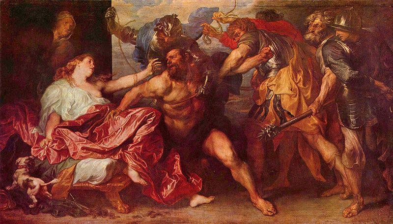 Anthony Van Dyck Samson and Delilah, Norge oil painting art